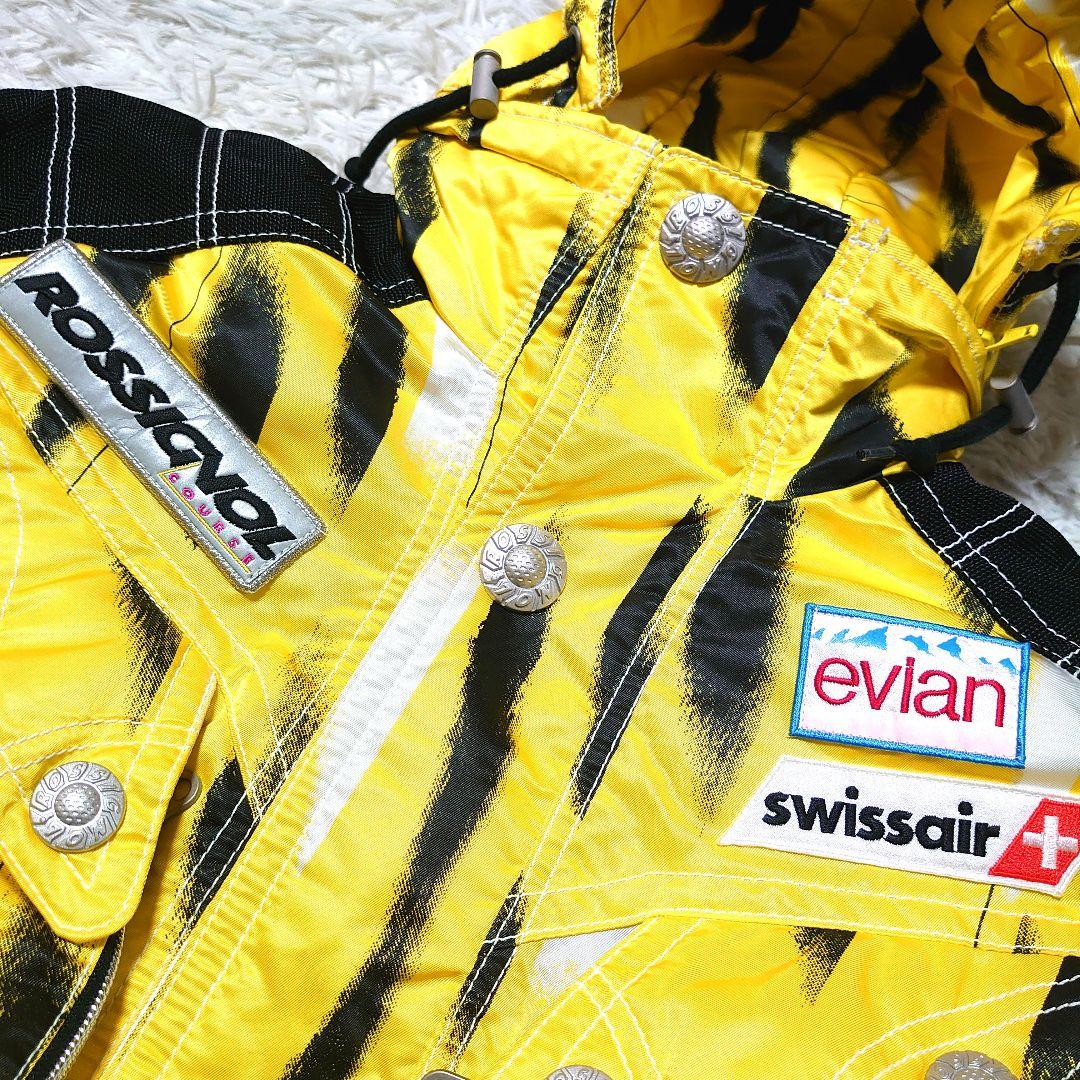 レア】ロシニョール スキー スノボウェア ワッペン刺繍 セットアップ