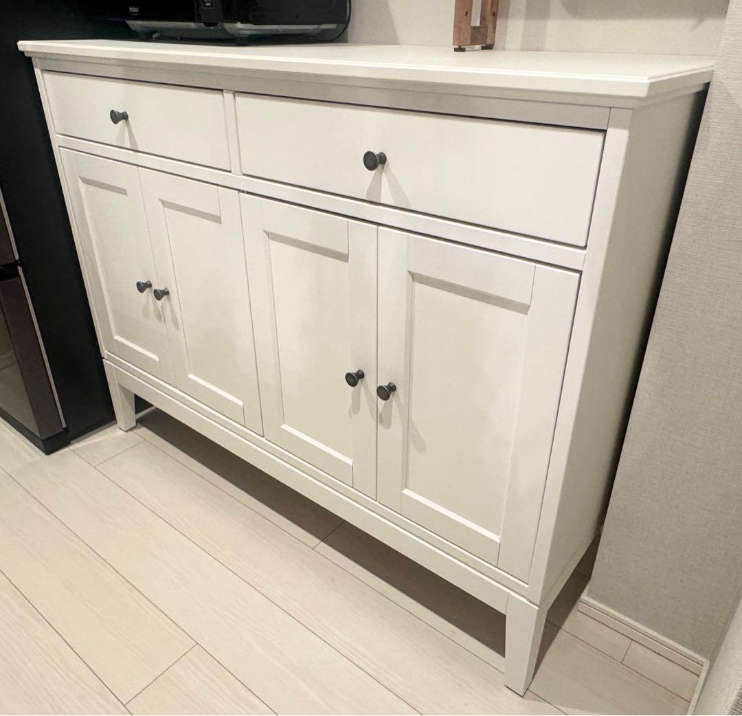 IKEA サイドボード 白 イダネス (送料込み) - メルカリ