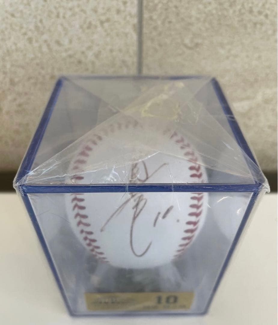 阿部慎之助選手 直筆サインボール ジャイアンツ シーズンシート