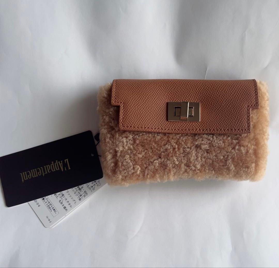 未使用】GOOD GRIEF!/グッド グリーフ ボアコンパクトケースチェーン