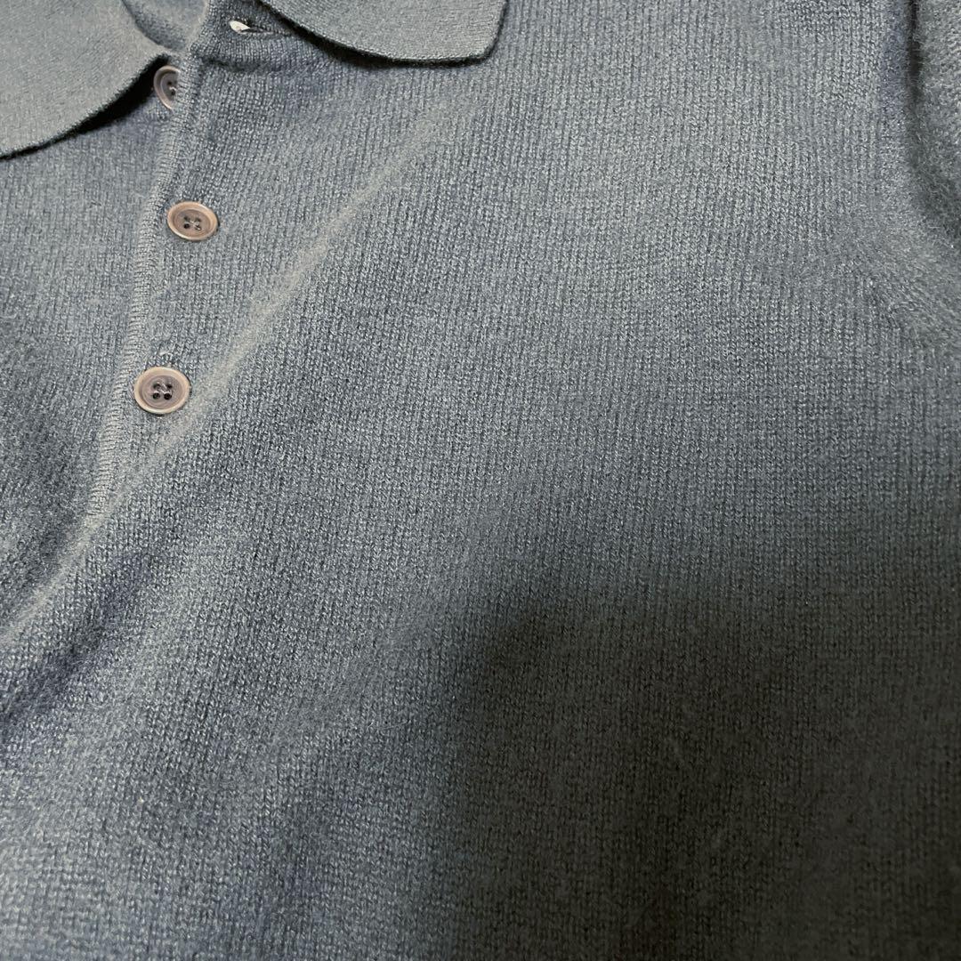 00s ARMANI COLLEZIONI “Cashmere” ニットポロ