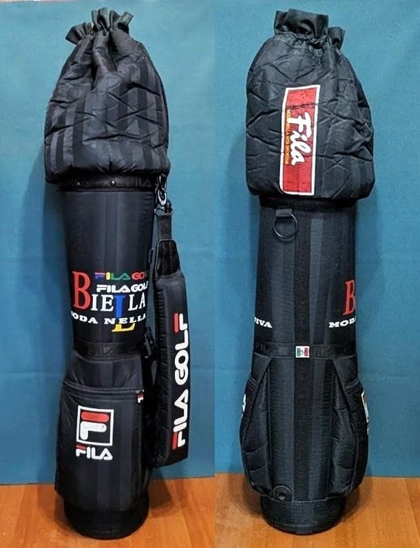 珍品！フィラ「FILA ゴルフキャディバッグ」ロケット型 珍品！フィラ「FILA ゴルフキャディバッグ」ロケット型