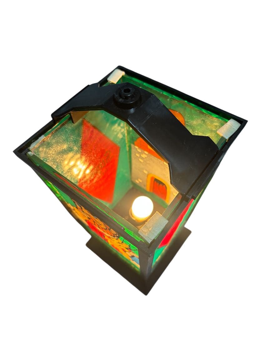 70s NIKKA WHISKY ニッカウイスキー ステンドグラス ランタン - メルカリ