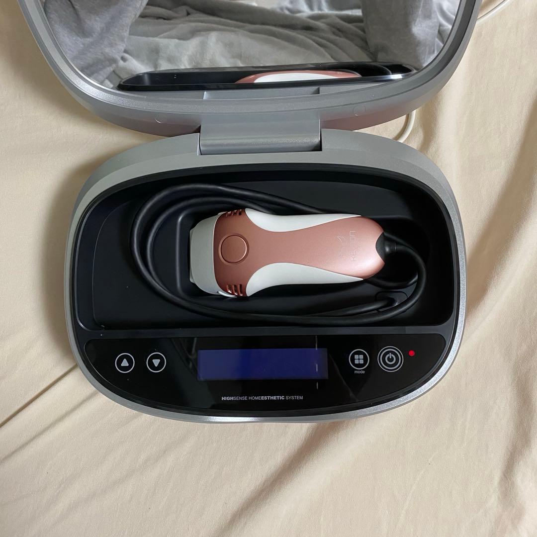 ケノン 脱毛器 ver8.7 【最新バージョン】ピンクゴールド美品