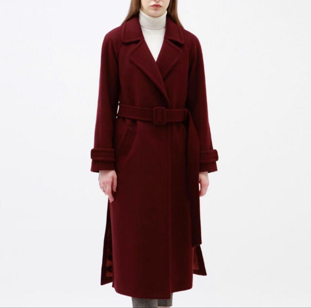 LOVELESS ラブレス ドロップコート 中村アンさん着用 38 ボルドー