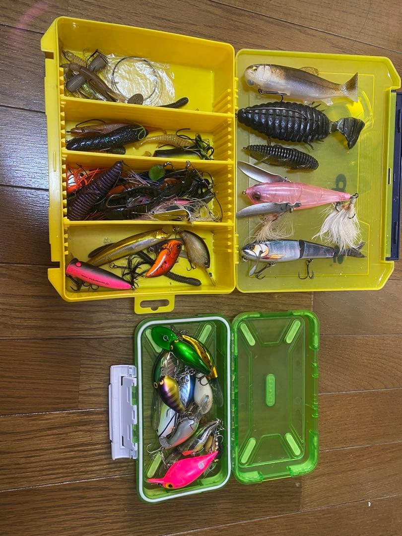 ブラックバス引退セット ルアー、ワームなど 釣り ブラックバス フィッシング 海外 限定品 ワーム お楽しみセット