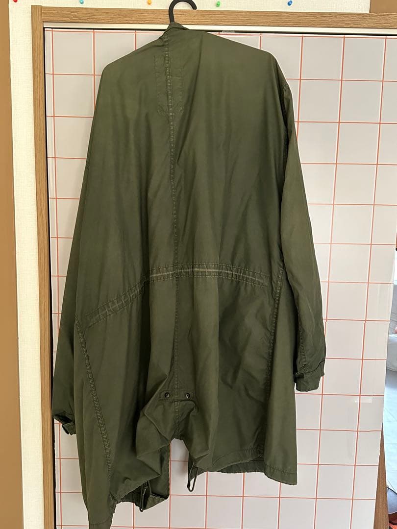 U.S.ARMY 80's M-65 フィッシュテール後染め オリーブ L