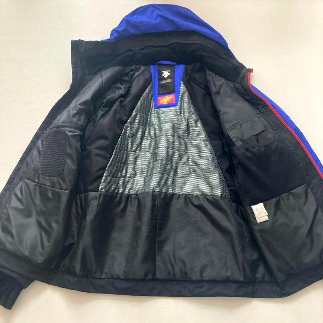 高機能】デサント HEAT NAVI 中綿スキーウェア ジャケット L ブルー