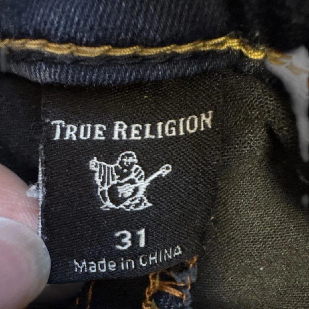 io着用TRUE RELIGIONスリムフィットブルーデニム31早い者勝ち正規品