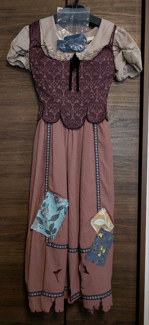 シークレットハニー 白雪姫 仮装ドレス ボロ雪 シークレットハニー 刺繍 白雪姫ドレス 仮装 衣装 コスプレ 大人