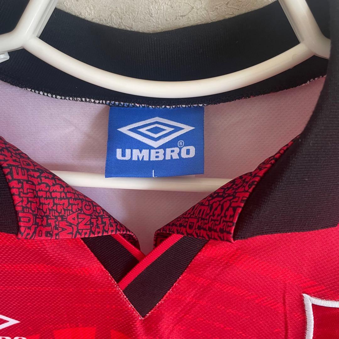 UK製94-96マンチェスターユナイテッド24番ベッカムユニフォームゲーム