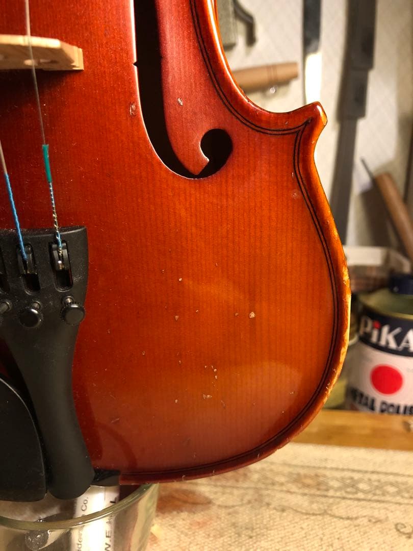 駒&魂柱調整済】Suzuki分数バイオリンNo230 1/4 2014