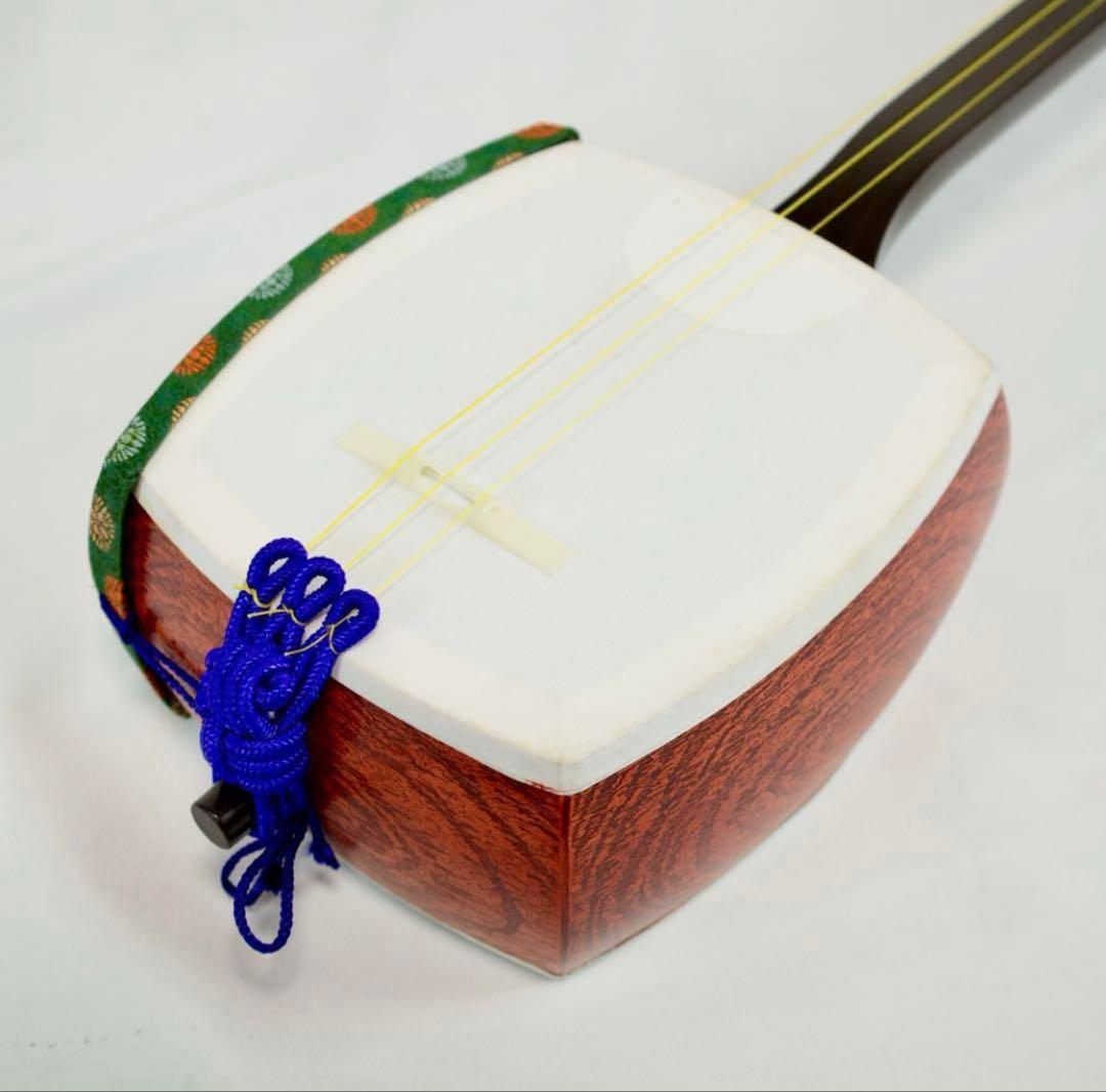 三味線本体 木製 バチ付き セール