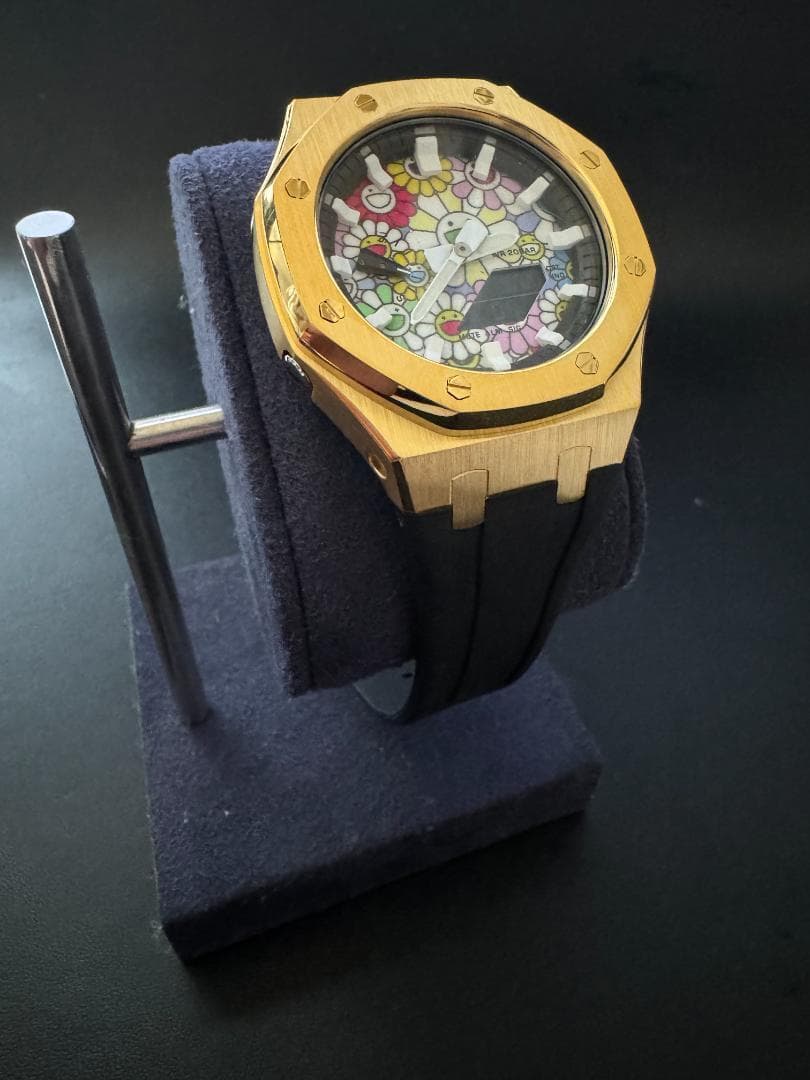 GA-2100 GA-2110 第四世代ベゼル&ベルト カスタム パーツ 金 - メルカリ