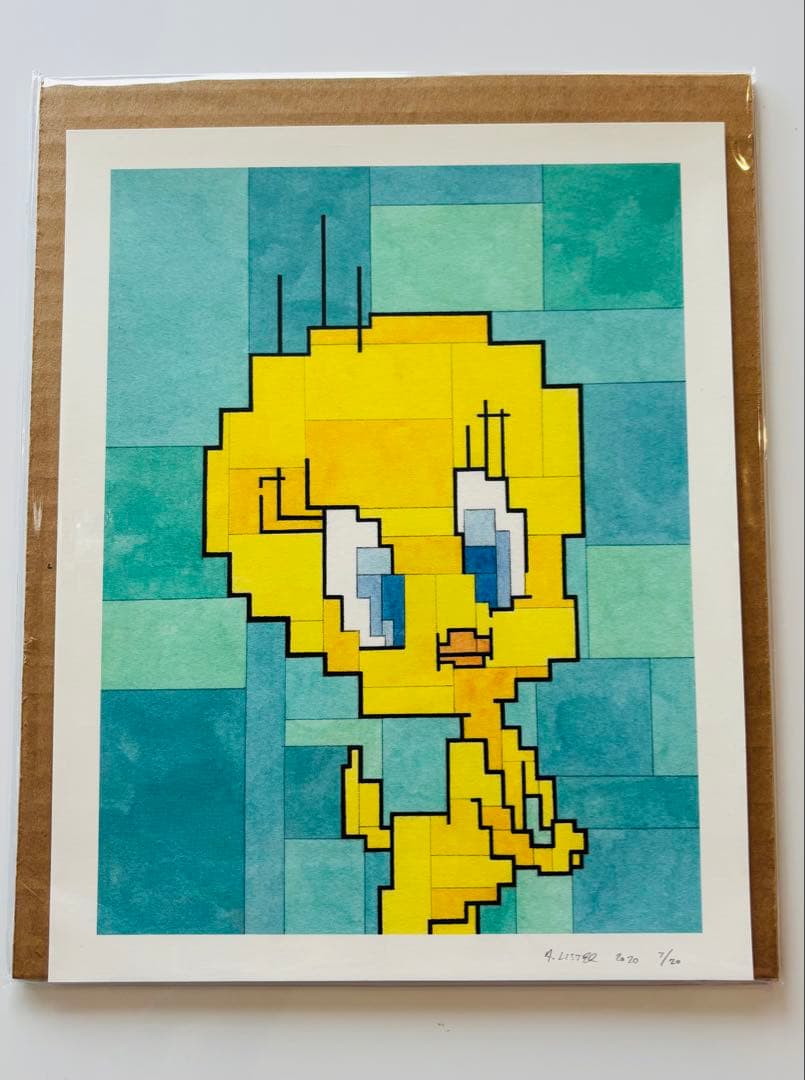ADAM LISTER アダムリスター 版画 　Tweety トゥイーティー Tweety Bird™ – Diamond Art Club