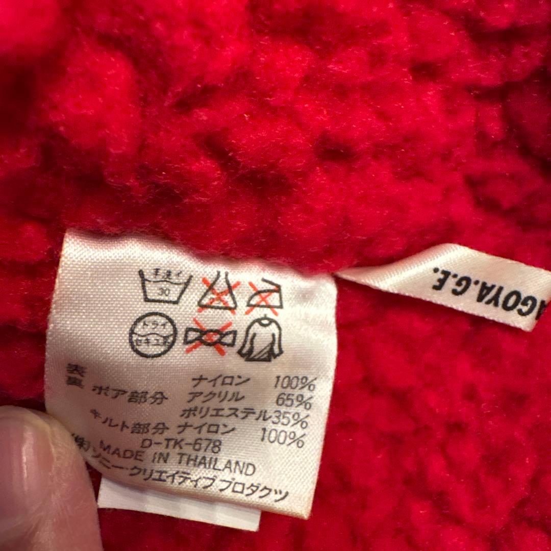 ヴィンテージ 1994年 グランパス ベンチコート Sサイズ 黒/赤