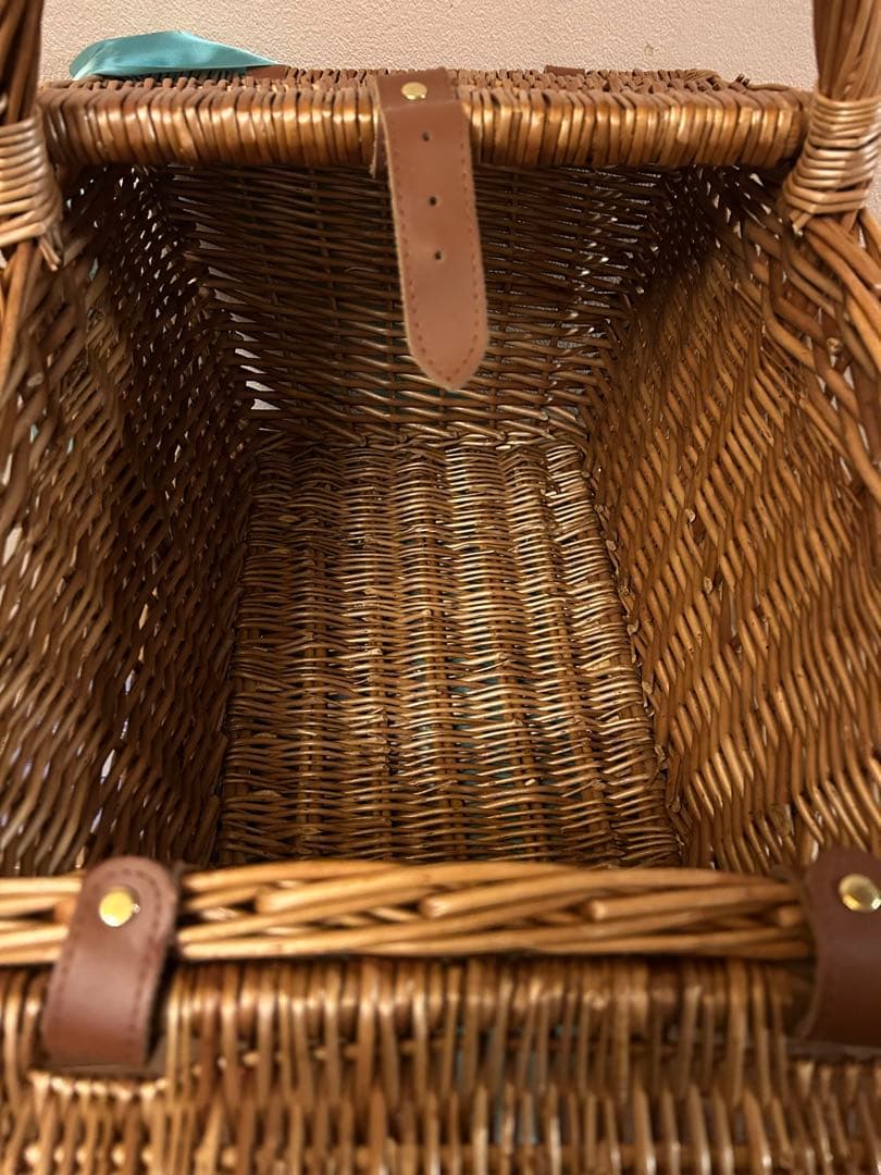 F&M フォートナム＆メイソン カゴ ラージサイズ バックル付き