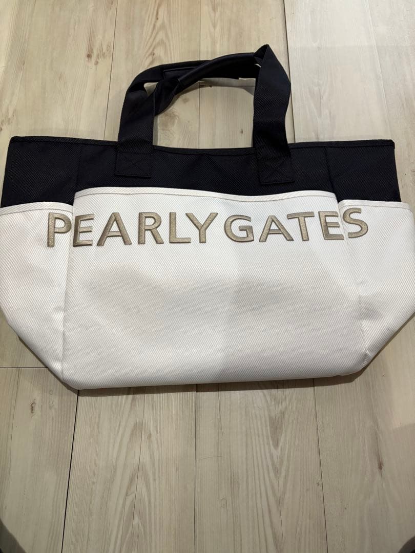 PEARLY GATES ロッカーバックホワイト/ブラック PEARLY GATES（パーリーゲイツ） トートバッグ 「PEARLY GATES