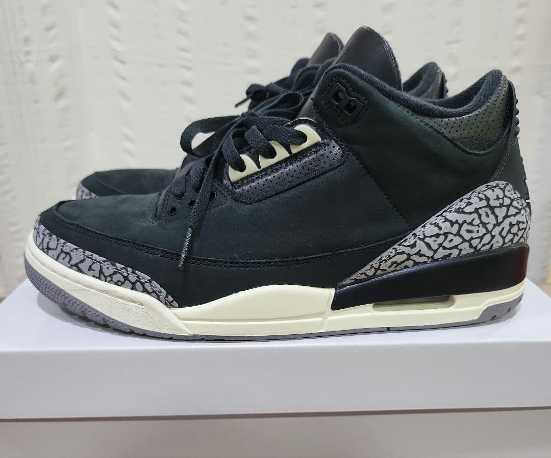 ナイキ ウィメンズ エアジョーダン 3 レトロ オフノアール 29.0cm