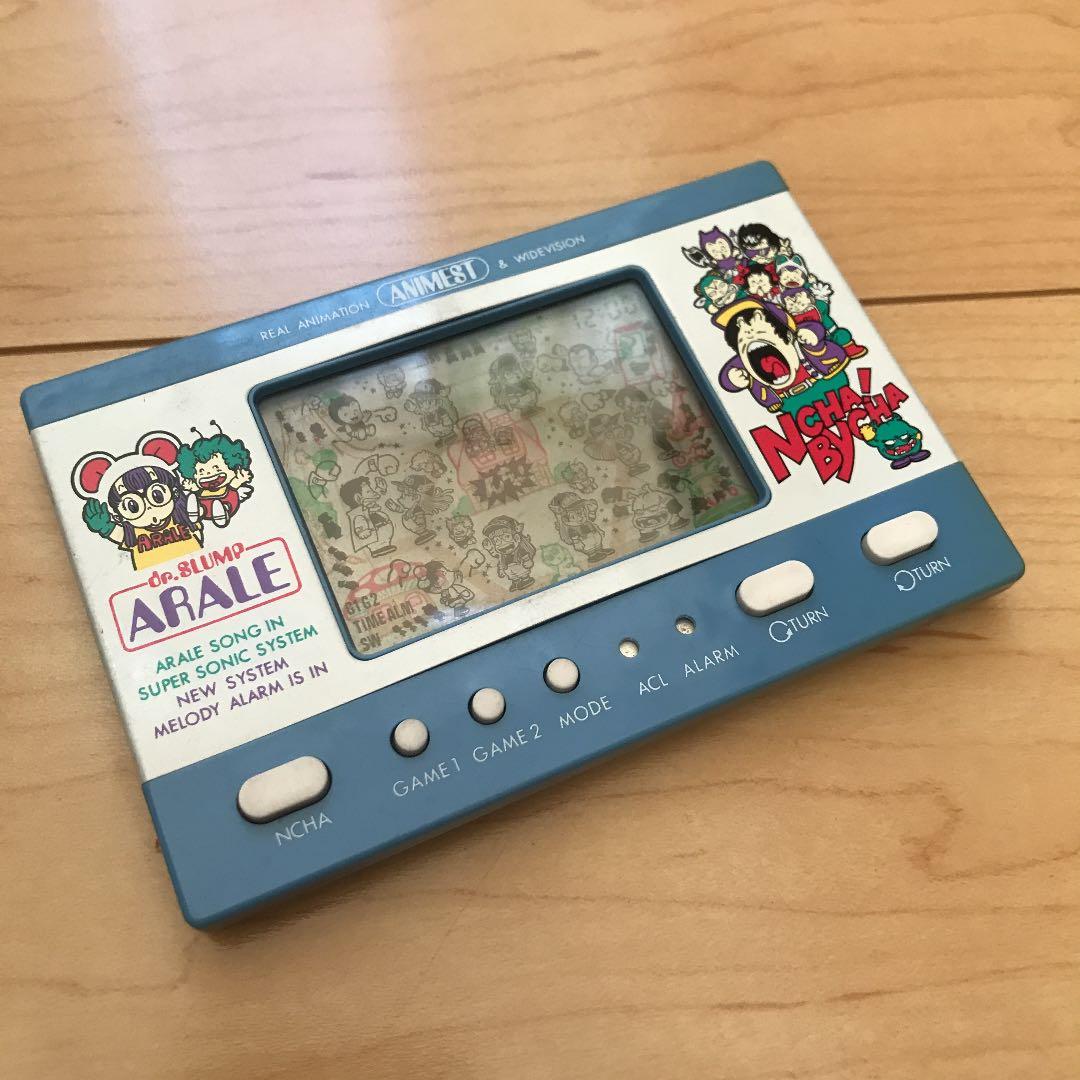 レトロ】【希少色】ゲームウォッチ アラレちゃん - メルカリ