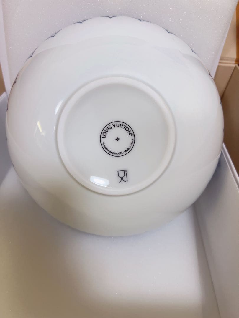 ☆新品未使用 ヴィトン ラージ ボウル モノグラム フラワータイル お皿