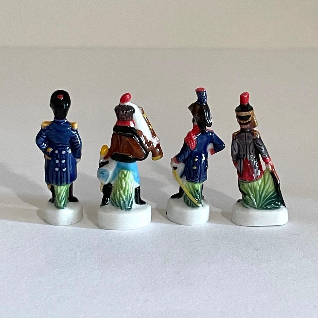 ナポレオンと兵士 フェーブ 美品 ヴィンテージ フランス 陶器