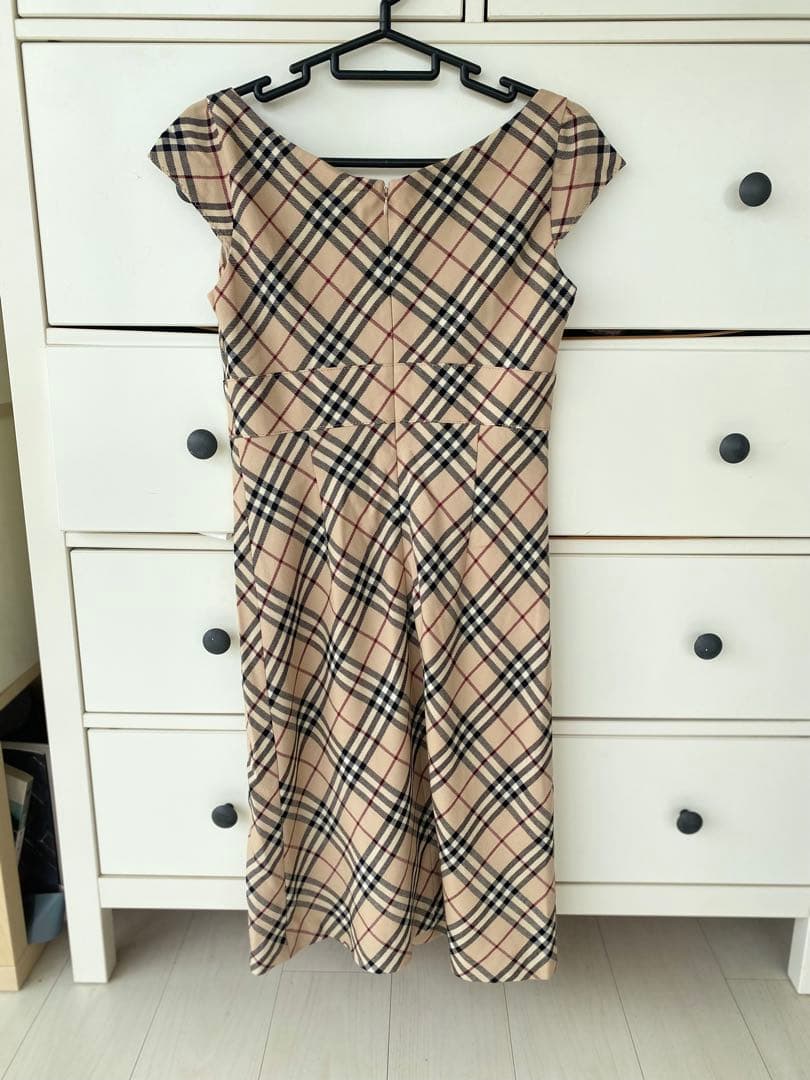 極美品 ノバチェック バーバリーブルーレーベル ワンピ38 - メルカリ