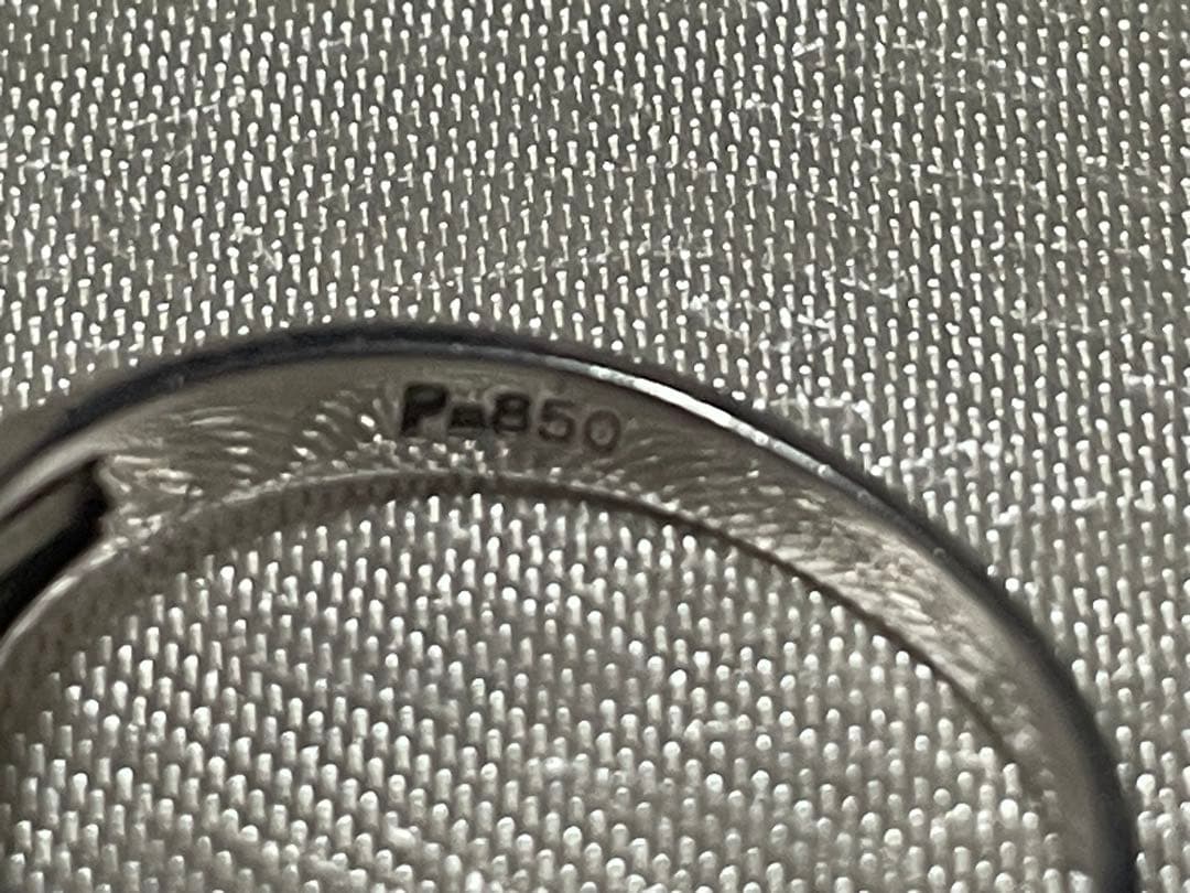 Pt850 プラチナリング 約13号 4.5g 刻印あり 指輪