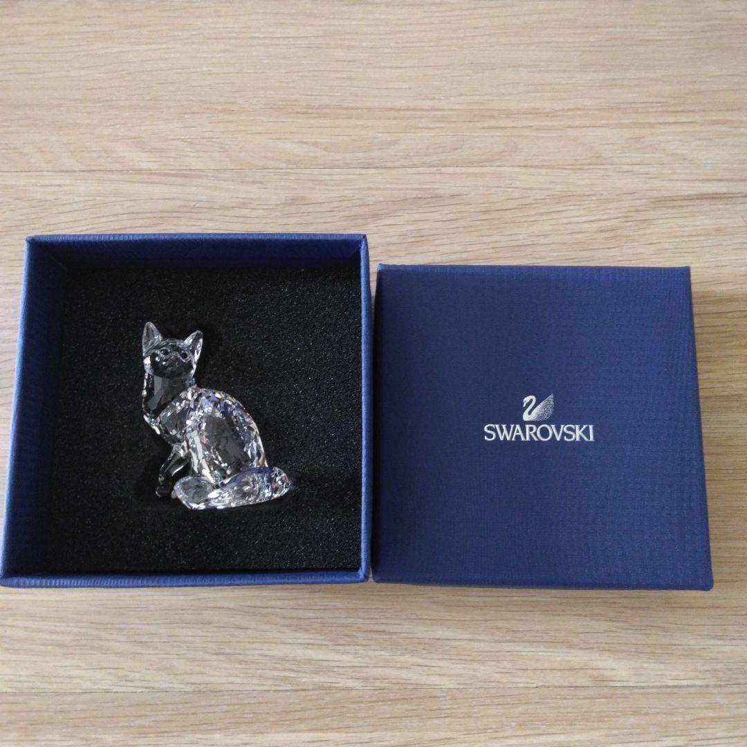 スワロフスキーメインクーン オブジェ