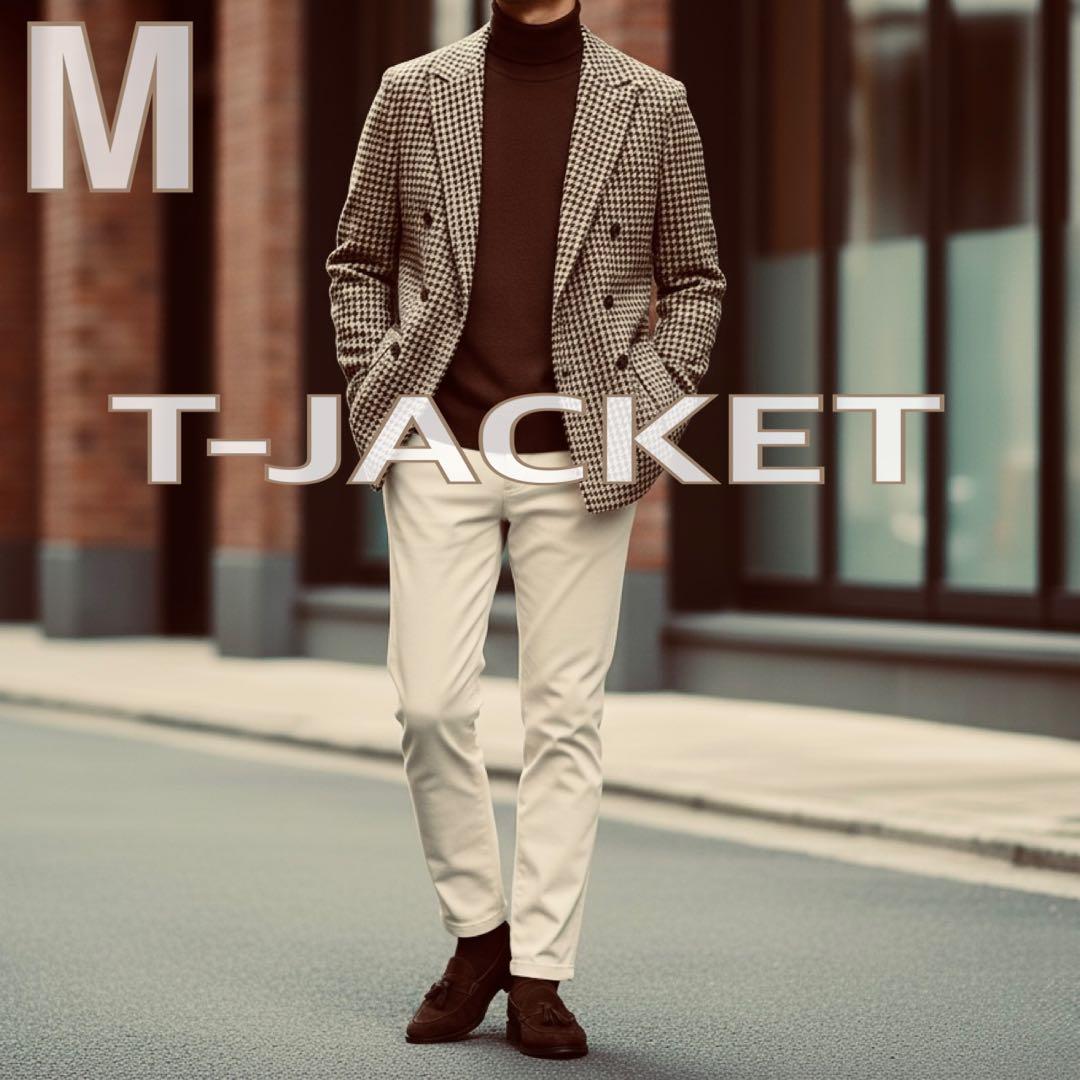 【即戦力‼︎】T-JACKET ダブルブレストニットジャケット アウトレット】【ラスト1点】LARDINI ラルディーニ ダブルブレスト