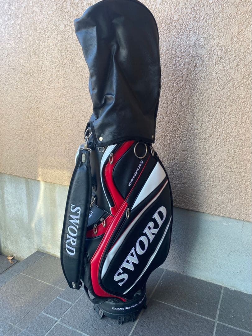 SWORD キャディバッグ Yahoo!オークション -「カタナゴルフ sword」(キャディバッグ) (用具