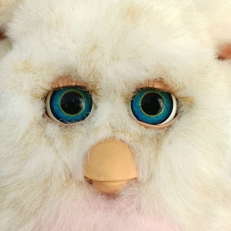 稼動品】ファービー2 キャラメルシロップ 茶色目 ドイツ語版 稼動品