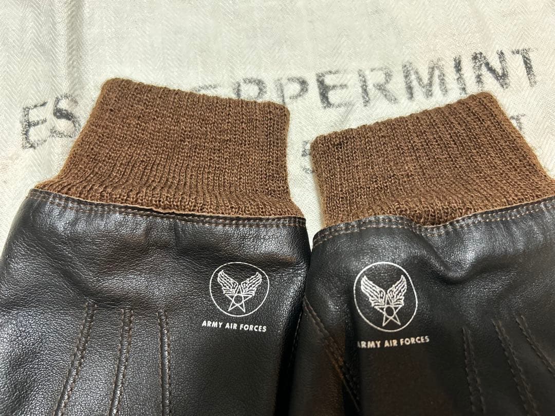 C*e様 美品 リアルマッコイズ シールブラウンA-10グローブ - メルカリ