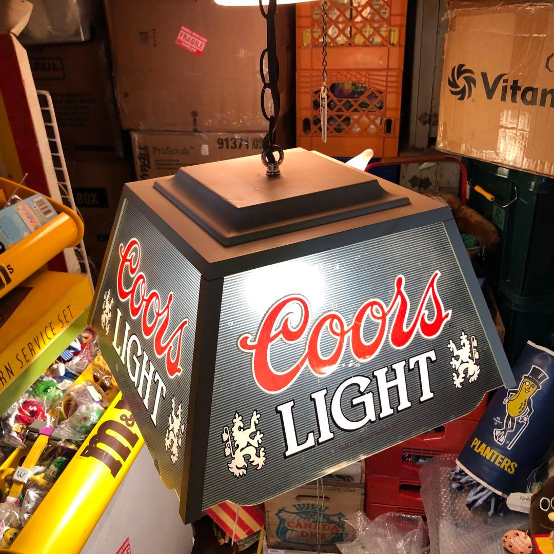 Coors Light beer ランプ 1985年 ビンテージ
