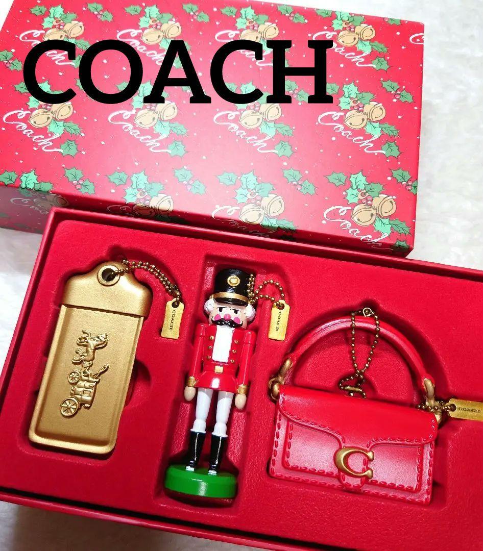 COACH　オーナメント　チャーム　クリスマス☆ ✴︎非売品✴︎ 訳あり COACH コーチ オーナメント チャーム