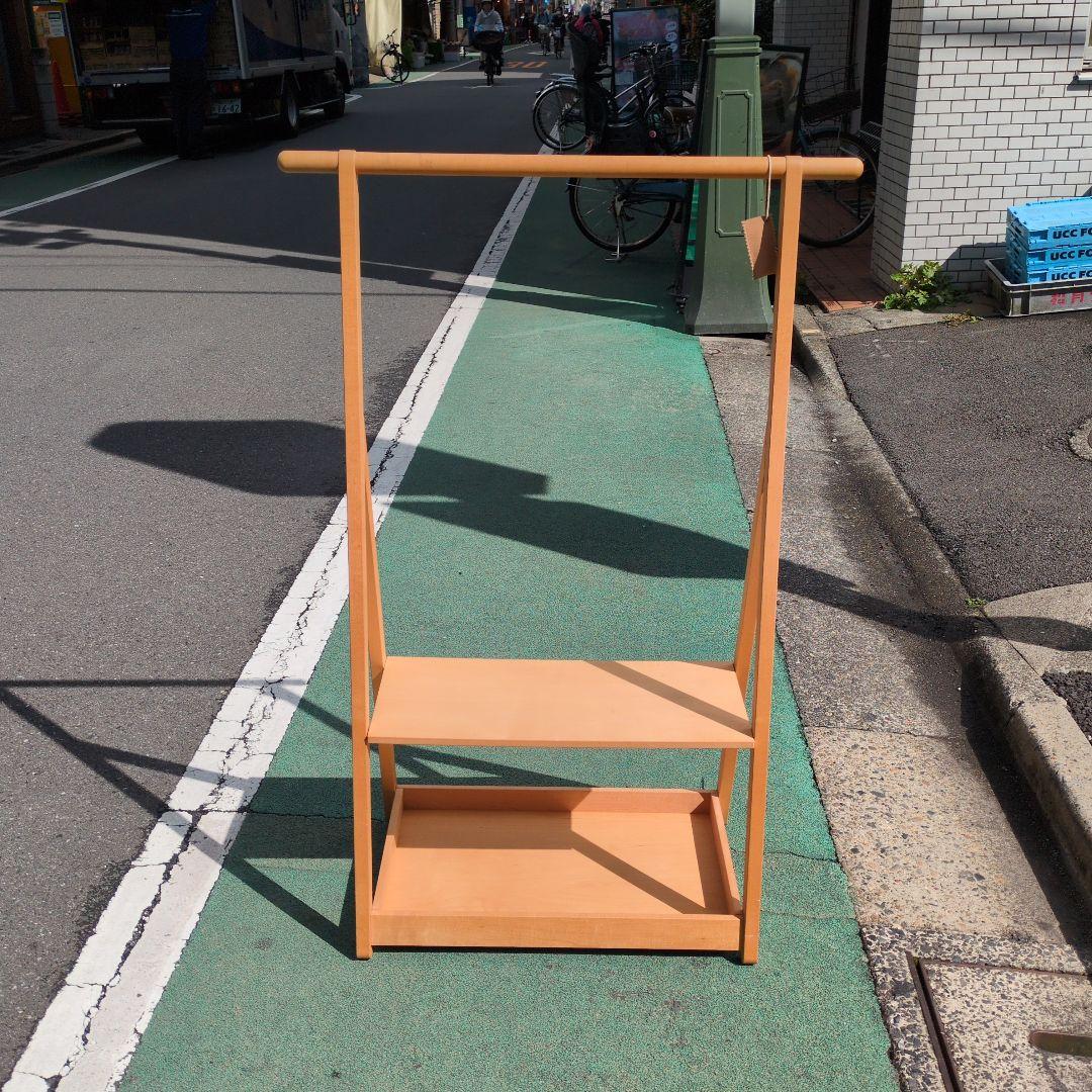 コサイン COSINE 北欧スタイルハンガーラック シェルフ 旭川家具 cosine コサイン ドレスラック 国産家具 無垢 コートハンガー