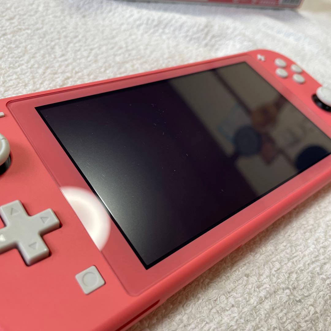 Switch liteコーラル 箱付き 公式 ストア