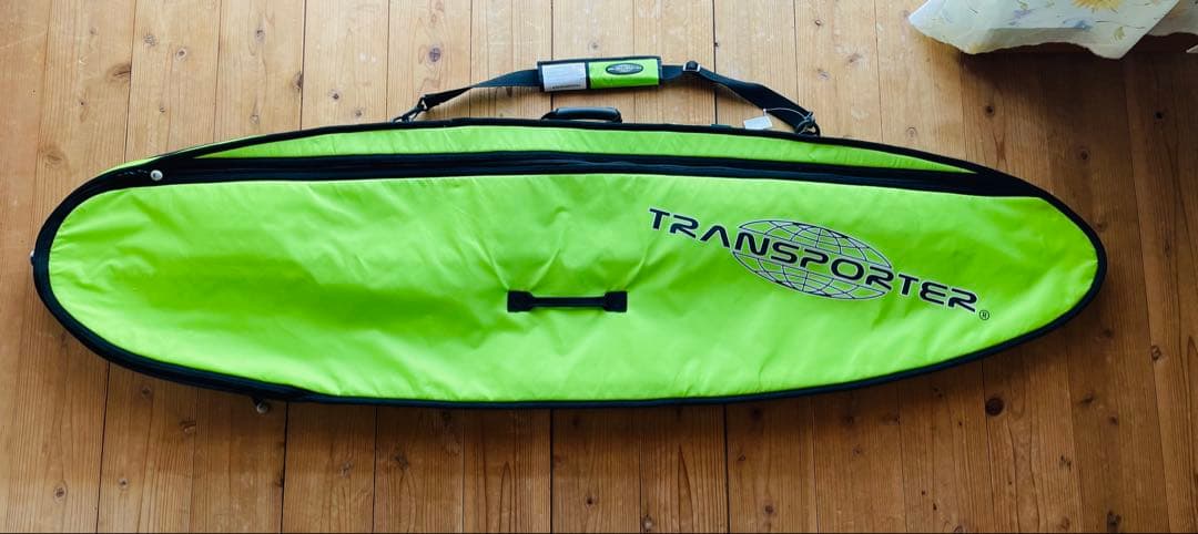 TRANSPORTER 6‘4オフセットサーフボードハードケース ネオングリーン 楽天市場】TRANSPORTER トランスポーター サーフボードケース ハード
