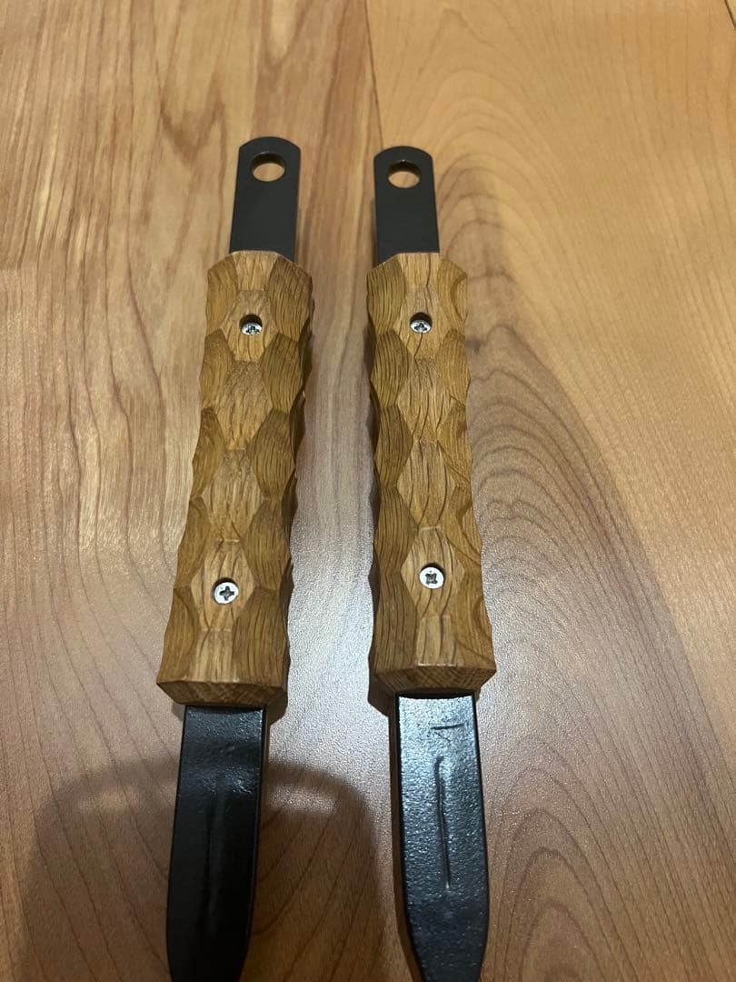 Snow peak 焚き火ツール asimocrafts グリップ セット