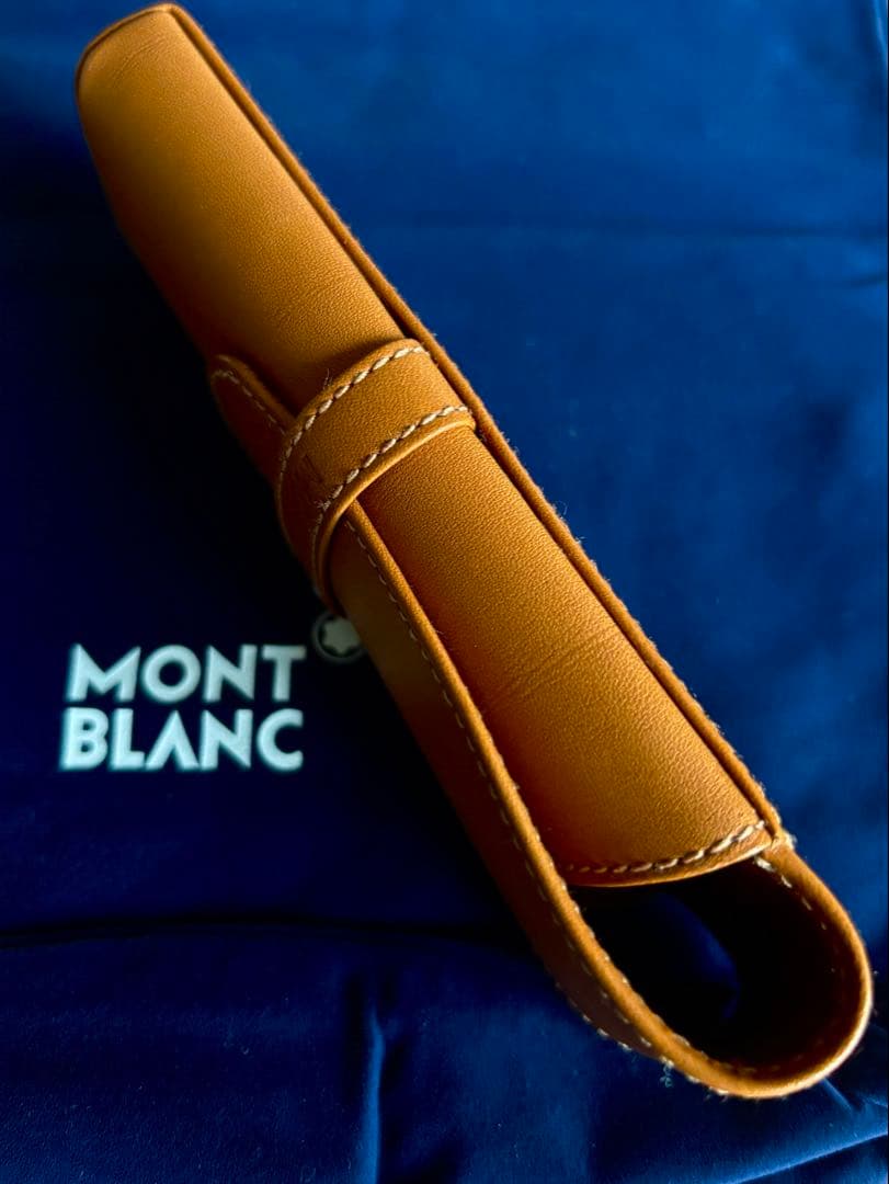 book様専用です。【モンブラン廃番ペンケース2本用】未使用/本革タン