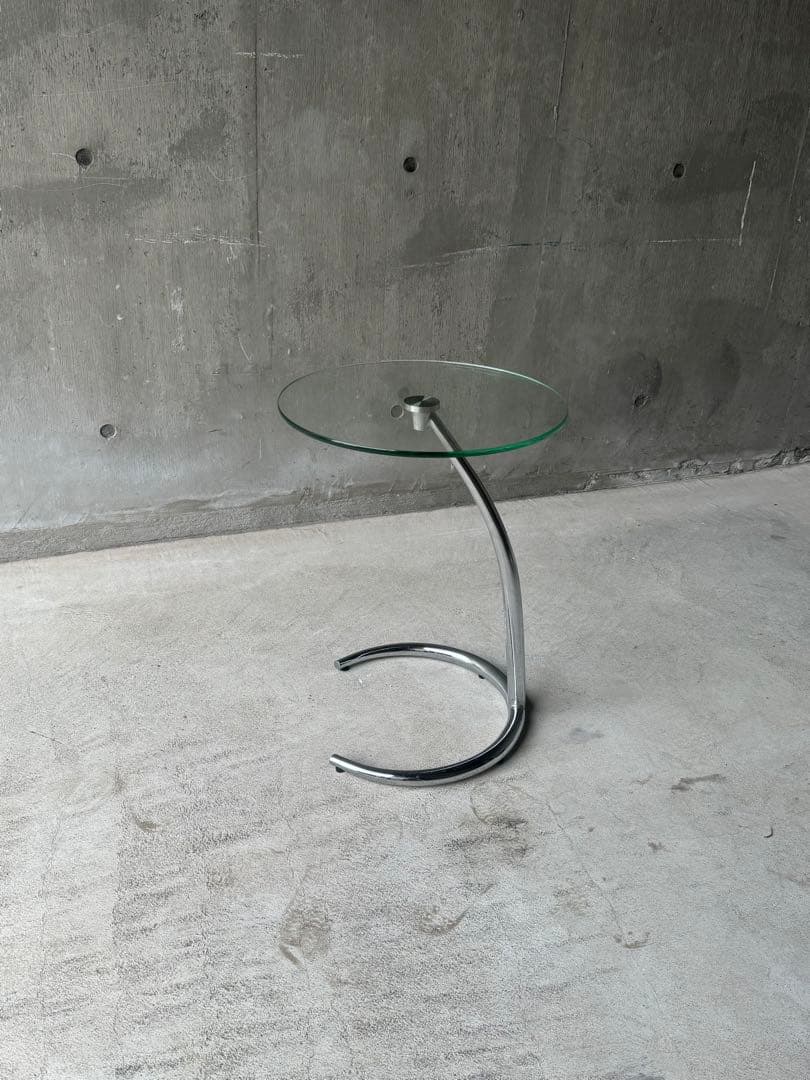 ガラスサイドテーブル　ミッドセンチュリー　スペースエイジ 16_000000005514.jpg?1768270362