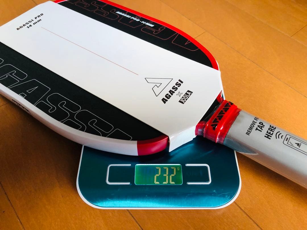 新品！！JOOLA ヨーラピックルボール パドル アガシ プロ 14mm232g JOOLA AGASSI PRO 14MM ピックルボールパドル | SANNO SPORTS