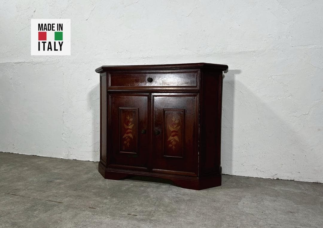 『イタリア製』コンソール サイドボード キャビネット チェスト RWcon1 イタリア製 コンパクト収納家具シリーズ キャビネット（リビングボード