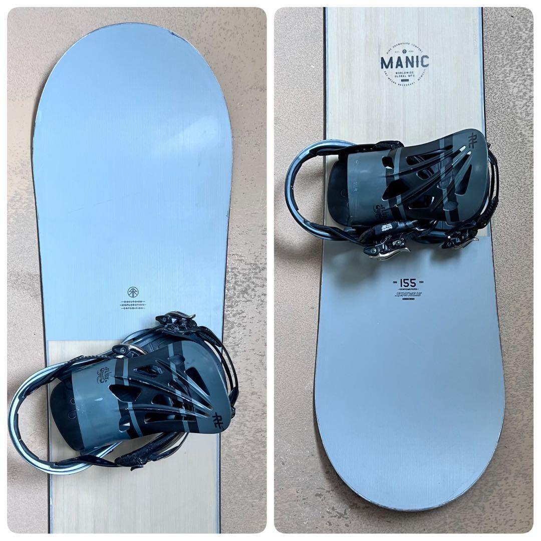 初中級者に！スムース＆タフ！ RIDE MANIC 155 フラットロッカー ！