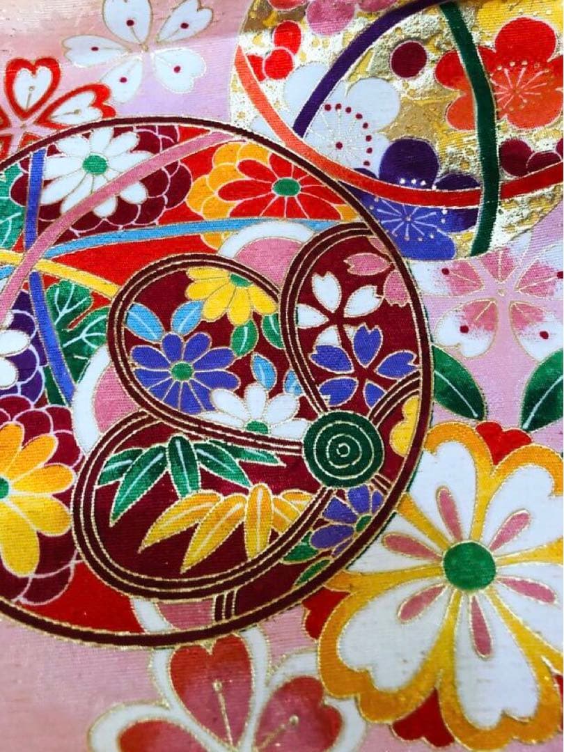 七五三七歳‼️完全フルセット⭐︎手毬花々熨斗柄金彩、刺繍
