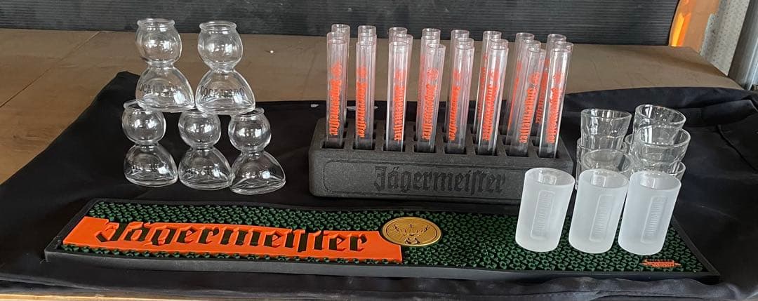 ア*ン様 【中古品 】イエガーマイスター イエーガー 試験管ショット