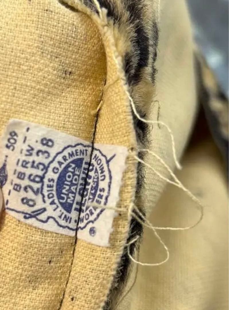 60´svintageレオパードワンピース 50'sロカビリー モッズ 豹柄