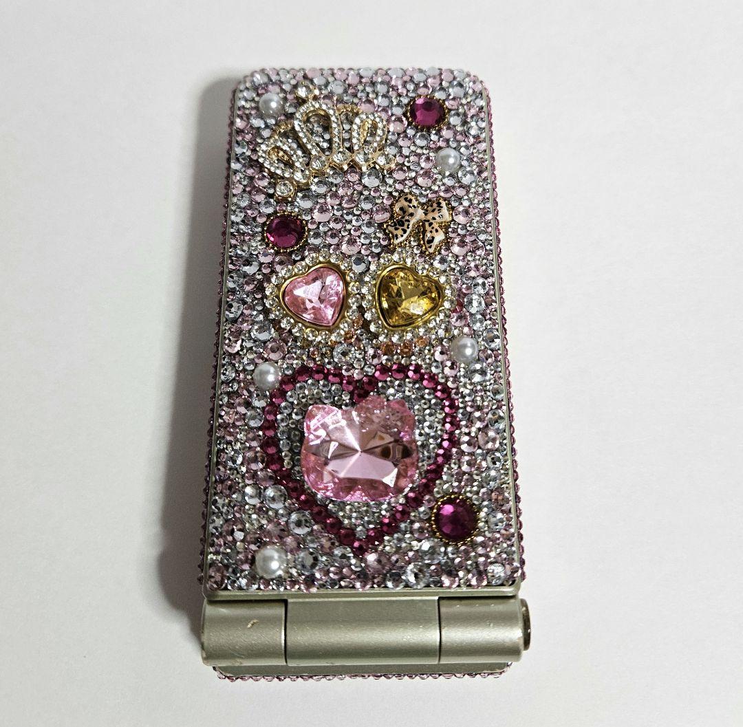 ハート②】デコ電/平成レトロ/ガラケー/ギャル/GAL/キティ/凸電 - メルカリ