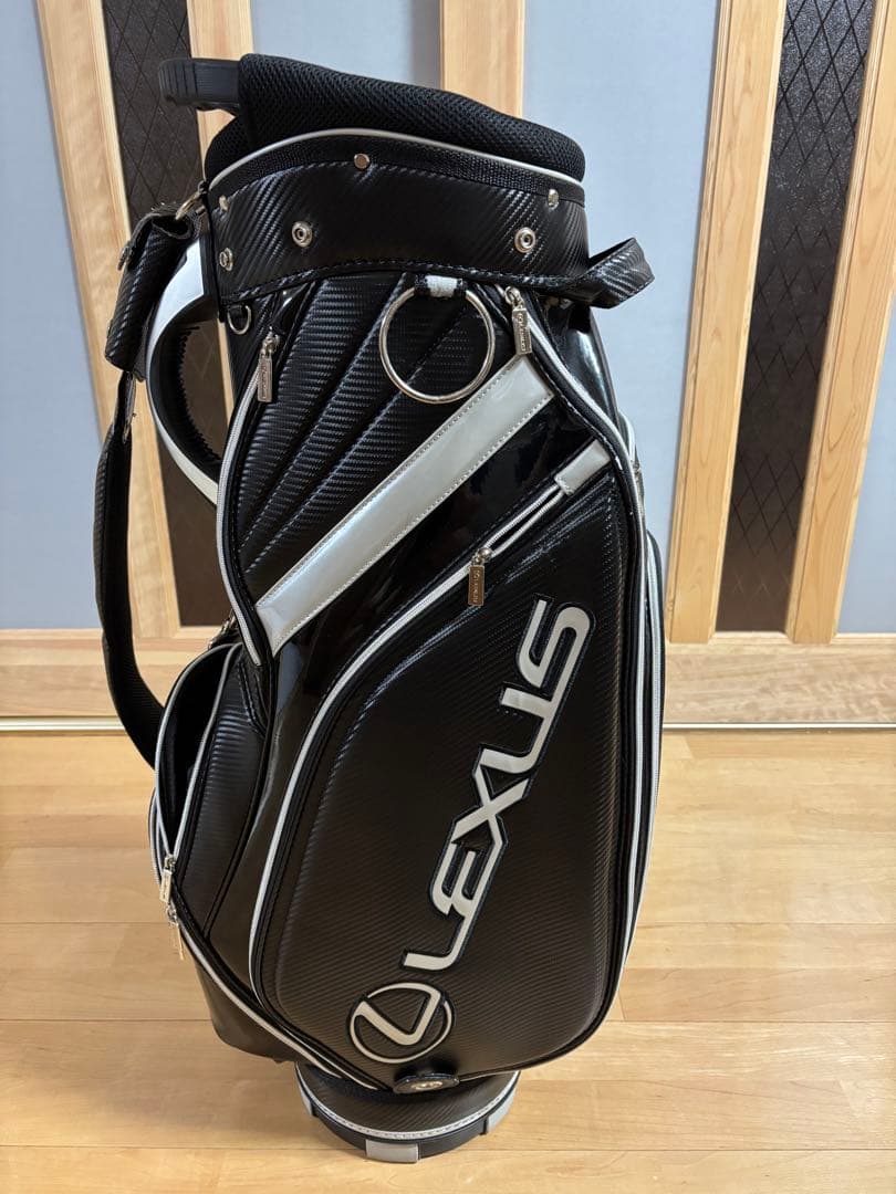 Lexus キャディバッグ ブラック/ホワイト 超希少［新品][2025最新モデル]Lexus ゴルフバッグ・キャディバッグ