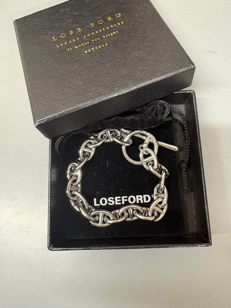LOSEFORD シルバーチェーンブレスレット - メルカリ